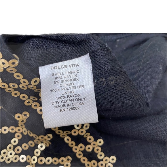 Dolce Vita Sequin embellished Dress cocktail Party Night out dress size XS - Picture 7 of 9